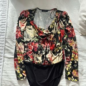 Zara floral body suit